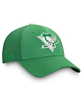 Fanatics Men's Kelly Green Pittsburgh Penguins Authentic Pro St. Patrick's Day Flex Hat