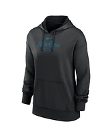Nike Women's Black Miami Marlins Authentic Collection Performance Pullover Hoodie
