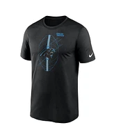Nike Men's Black Carolina Panthers Big Tall Legend Icon Performance T-Shirt