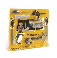 Red Toolbox Kid's Stanley 10-Piece Tool Set with Tool Belt
