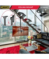 ProMounts Premium Ceiling Tv Mount Fits Most 24-55 inch, Holds 110 lbs