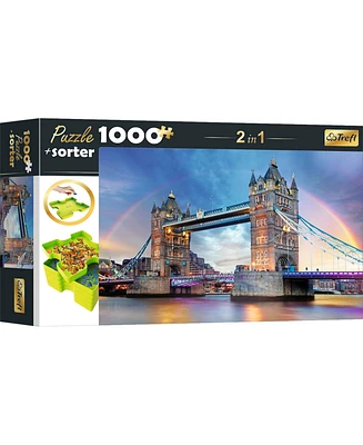 Trefl Red 1000 Piece Puzzle & Sorter