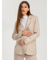 Pietro Brunelli Maternity Tailored Lyocell Eliana Blazer