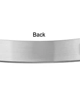 Bling Jewelry Name Plated Word Dad Identification Id Bracelet Silver Tone Stainless Steel