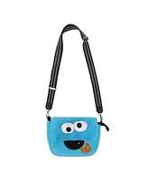 Sesame Street Cookie Monster 26 Cm Plush Women's Crossbody Bag
