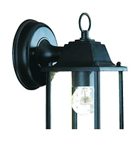 Hanging Glass Lantern Wall Light for Porch and Entryway Decor