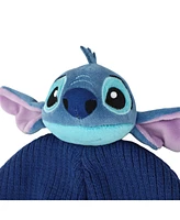 Disney Men's Stitch Ohana Cuff Beanie With Plush Character Pom