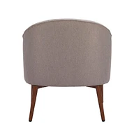 Fabric Tufted Barrel Chair – Cozy and Stylish Accent Seating