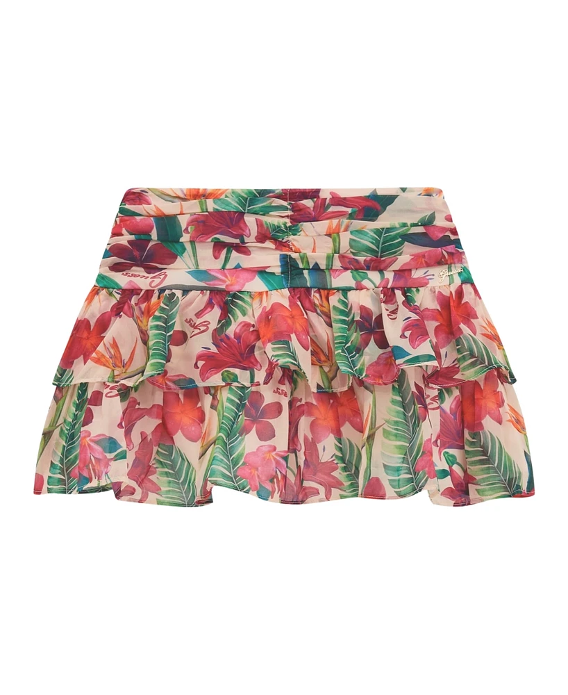 Guess Big Girls Printed Chiffon Skirt
