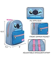 Disney's Stitch Character Face 11.5" Youth Mini Backpack