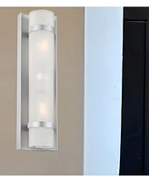 Modern Glass Wall Sconce for Living Room and Entryway Decor