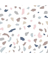 Lambs & Ivy Baby Signature Terrazzo Abstract Organic Cotton Fitted Crib Sheet
