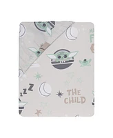 Lambs & Ivy Baby Star Wars Cozy Friends Yoda/Grogu Fitted Crib Sheet
