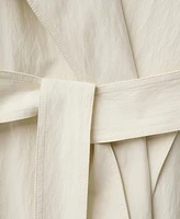 Mango Women's Oversized Lapel Trench Coat