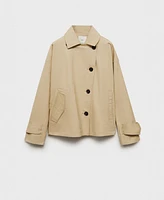 Mango Women's Oversized Cotton Parka Coat