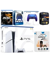 Sony Playstation 5 Slim Disc with Call of Duty Black Ops 6, Extra Volcanic Red Controller, Gamer Starter Pack and MightySkins Voucher + 2 Year Cps Ext