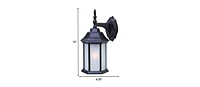 Swing Arm Wall Light with Frosted Glass – Elegant Fixture for Home & Office