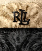 Lauren Ralph Color Block Crochet Bucket Hat