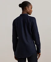 Lauren Ralph 100% Linen Shirt