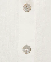 Mango Women's Linen Long Shirt