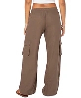 Roxy Juniors' Lagoon Tie-Waist Pull-On Cargo Pants