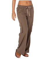 Roxy Juniors' Lagoon Tie-Waist Pull-On Cargo Pants