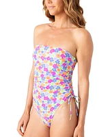 Roxy Juniors' California Dreaming Floral-Print Cheeky Swimsuit