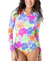 Roxy Juniors' California Dreaming Floral-Print Swimsuit