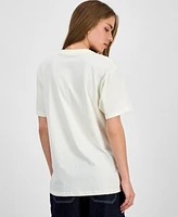 Rebellious One Juniors' Paris Cherry Graphic Print T-Shirt