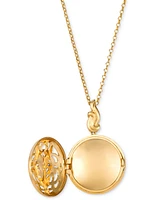 Le Vian Vanilla Diamond Locket Necklace (1/10 ct. t.w.) in 14k Yellow Gold, 20"