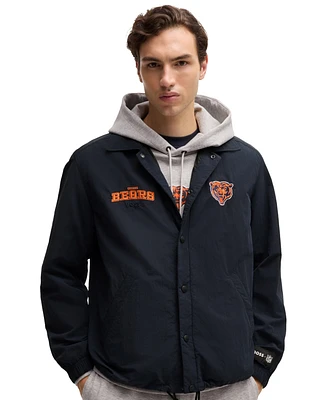Hugo Boss x Nfl Embroidered Branding Water-Repellent Jacket