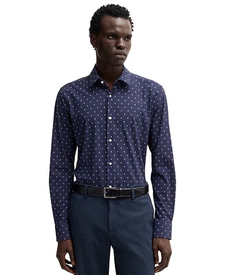 Boss by Hugo Men's Slim-Fit Performance Dress Shirt