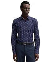 Boss by Hugo Men's Slim-Fit Performance Dress Shirt