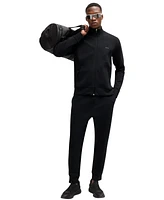 Boss by Hugo Men's Logo Print Zip-Up Sweatshirt