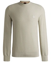 Boss by Hugo Men's Logo Patch Regular-Fit Sweater