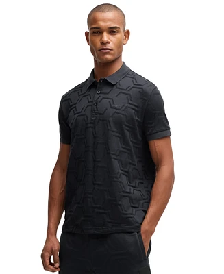 Boss by Hugo Men's Quilted Relaxed-Fit Paddy Polo