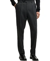 Boss by Hugo Men's Patterned Slim-Fit Suit