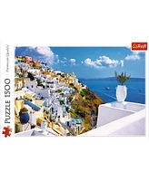 Trefl Red 1500 Piece Puzzle - Santorini, Greece / Wlodarczyk
