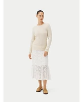 Gobi Cashmere Juniors' C-Neck Sweater