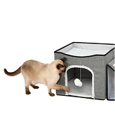 Foldable Cat Condo & Play Center