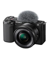 Sony Sony Zv-E10 Aps-c Mirrorless Interchangeable Lens Vlogging Camera with 16-50mm Lens, Black