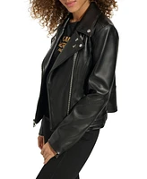 Karl Lagerfeld Women's Moto with Studs