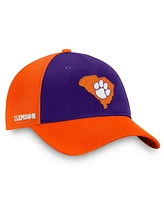 Top of the World Men's Purple/Orange Clemson Tigers Origin Trucker Adjustable Hat