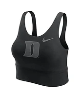 Nike Women's Black Duke Blue Devils Performance Long Line Sports Bra