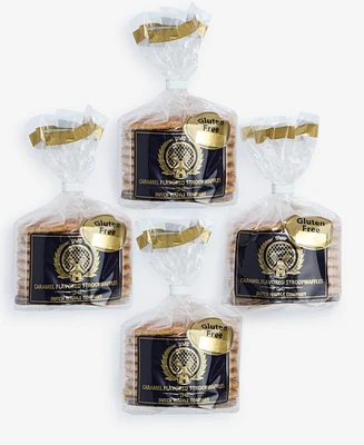Dutch Waffle Company Caramel Stroopwafel Cookies, 4 Pack