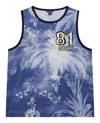 Guess Big Boys Oversize Mesh Sleeveless Tank Top