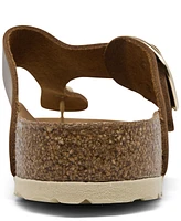 Birkenstock Women's Gizeh Big Buckle Oiled Leather Sandals from Finish Line