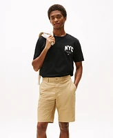 Tommy Hilfiger Men's Embroidered Nyc Logo T-Shirt