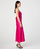 French Connection Women's Oona Satin Strapless Midi Dress