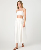 French Connection Women's Nomi Cotton Crop Top